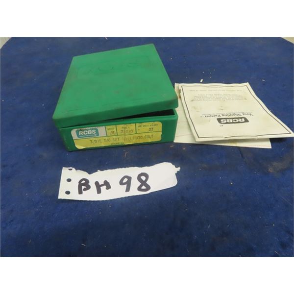 RCBS 10mm Auto Colt Reload Die