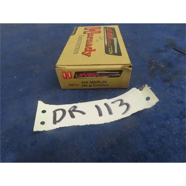 444 Merlin Ammo - 20 Rounds MUST PRESENT PROOF OF PAL PRIOR TO PURCHASE - WE DO NOT SHIP AMMO