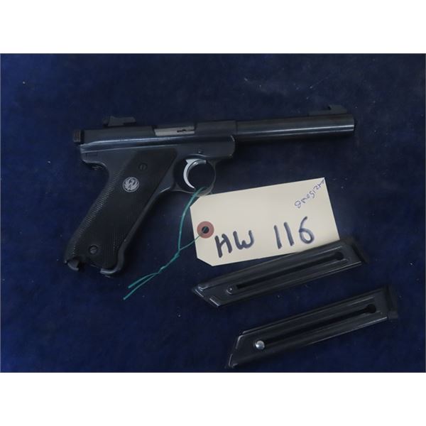 Rugar Mark 2 SA 5"  22 Cal Serial # 215 - 33903 with 2 Magazines - MUST PRESENT PROOF OF PAL PRIOR T