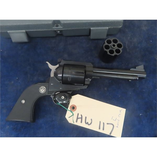 Rugar Black Hawk Rev 5 3/4" 45 Colt + 45 ACP Serial # 48- 46843 - 2 Cal Convertible Revolver  - with