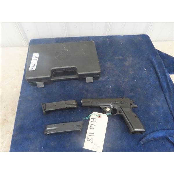 Norinco NZ85B SA 4 1/8" 9mm Cal Serial # 201099 with 3 Magazines & Hard Case