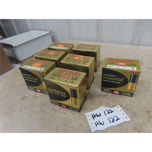12 Gauge 2 3/4" Imperial Factory Ammo - 175 Rounds MUST PRESENT PROOF OF PAL PRIOR TO PURCHASE - WE 