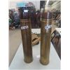 Image 1 : 2 Brass Military Casings 24" Long