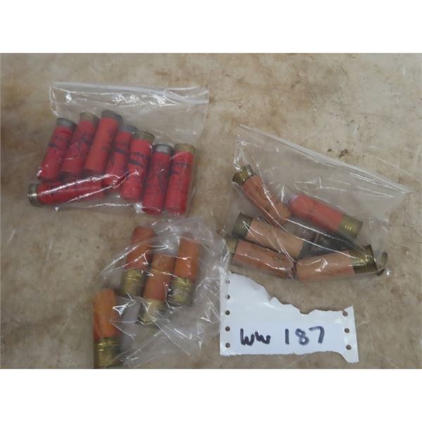 18 Vintage Shotgun Ammo MUST PRESENT PROOF OF PAL PRIOR TO PURCHASE - WE DO NOT SHIP AMMO