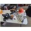 Image 1 : 4 Power Tools ; Belt Sander, Sander, Angle Grinder Drill & OddsnEnds of Hand Tools
