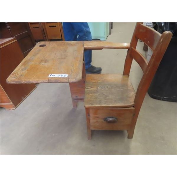 Wooden School Desk