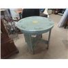 Image 1 : Painted Wicker Table 29" x 31"