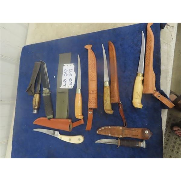 7 Hunting + Fishing Knives