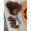 Image 2 : Metal Pumpkin Display , Scarecrow, Wolfman Mask + Mitts