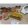 Image 3 : Tins; Honey, Peanut Butter, Tobacco & 2 Enamel Bed Pans