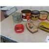 Image 4 : Tins; Honey, Peanut Butter, Tobacco & 2 Enamel Bed Pans