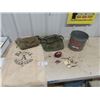 Image 1 : Minnow Bucket, Some Hooks, Canvas Bags plus more