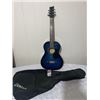 Image 1 : Beaver Creek BCTD601BB 3/4 Size 6 String RH Acoustic Guitar in Blueburst Finish with Bag, digital Tu