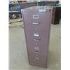Image 1 : 4 Drawer Metal Filing Cabinet 52" x 26" x 18"