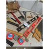 Image 3 : Carpentry Items ; Saws, Hammers, Levels, Square, Tape Measure plus more