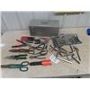 Image 1 : Tin Snips/Cutters/Strippers, Allen Keys, Metal Tool Box