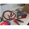 Image 2 : Welding Helmet, Soldering Gun, Booster Cable, Battery Charger plus more