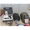 Image 4 : Welding Helmet, Soldering Gun, Booster Cable, Battery Charger plus more