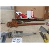 Image 3 : Plumbing Items, Pipe Wrench, Snake, some Painting Supplies
