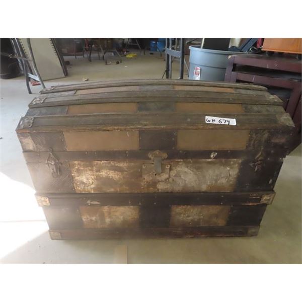 1880 Travel Trunk 22" x 32" x 18"