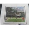 Image 2 : 2 Signed Walter Bruden Sports Prints - 12" x 13"