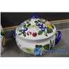 Image 17 : Fruit Orchard Kitchen Ware -Pie Plates, Serving Dish, Salt N' Peppers Ect