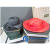 Image 17 : **(4) Hat Boxes With Assorted Hats