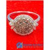 Image 2 : Diamond/Topaz on Silver Colored Ring