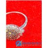 Image 3 : Diamond/Topaz on Silver Colored Ring