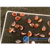 Image 5 : (28) Garnet Colored Pear Shaped Gem Stones