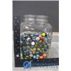 Image 2 : Glass Jar of Marbles