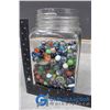 Image 2 : Glass Jar of Marbles