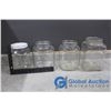 Image 2 : (4) Glass Jars