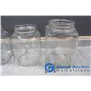 Image 5 : (4) Glass Jars