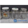 Image 6 : (5) Glass Jars
