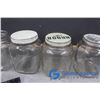 Image 4 : (6) Glass Jars