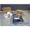 Image 1 : (2) Double Light Fixtures and Wafer Downlight