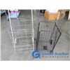 Image 2 : **(2) Folding Shopping Carts