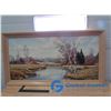 Image 1 : Framed "Winding Creek" Print