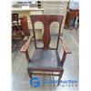 Image 1 : **Padded Wooden Chair