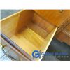 Image 3 : **Vintage Dressing Table w/Mirror & Waterfall Front - Matches Lot #2029