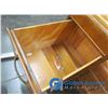 Image 4 : **Vintage Dressing Table w/Mirror & Waterfall Front - Matches Lot #2029