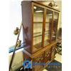 Image 5 : **Smaller Glass Shelved China Cupboard w/Light