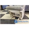 Image 3 : *Vintage Wood Glider Rocker w/Cushions