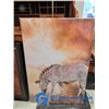 Image 3 : **(3) Canvas Art Pieces