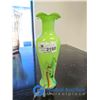 Image 1 : **Small Green Glass Vase
