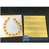 Image 1 : *Sapphire Coloured on Gold Coloured Bracelet