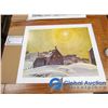 **"Winter Sun" By AJ Casson 316/777 COA Print