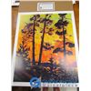 Image 2 : **"Pine Trees at Sunset" By Tom Thomsom 13/777 COA Print
