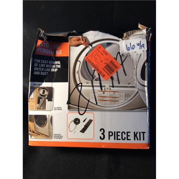Dryer lint remover kit
